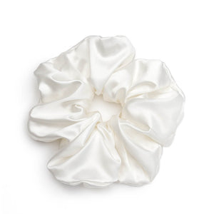 Blissy Oversized Scrunchie - White