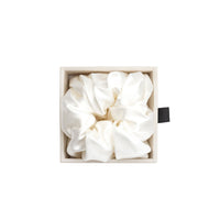 Blissy Oversized Scrunchie - White