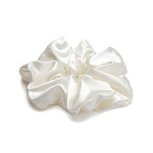 Load image into Gallery viewer, Blissy Oversized Scrunchie - White