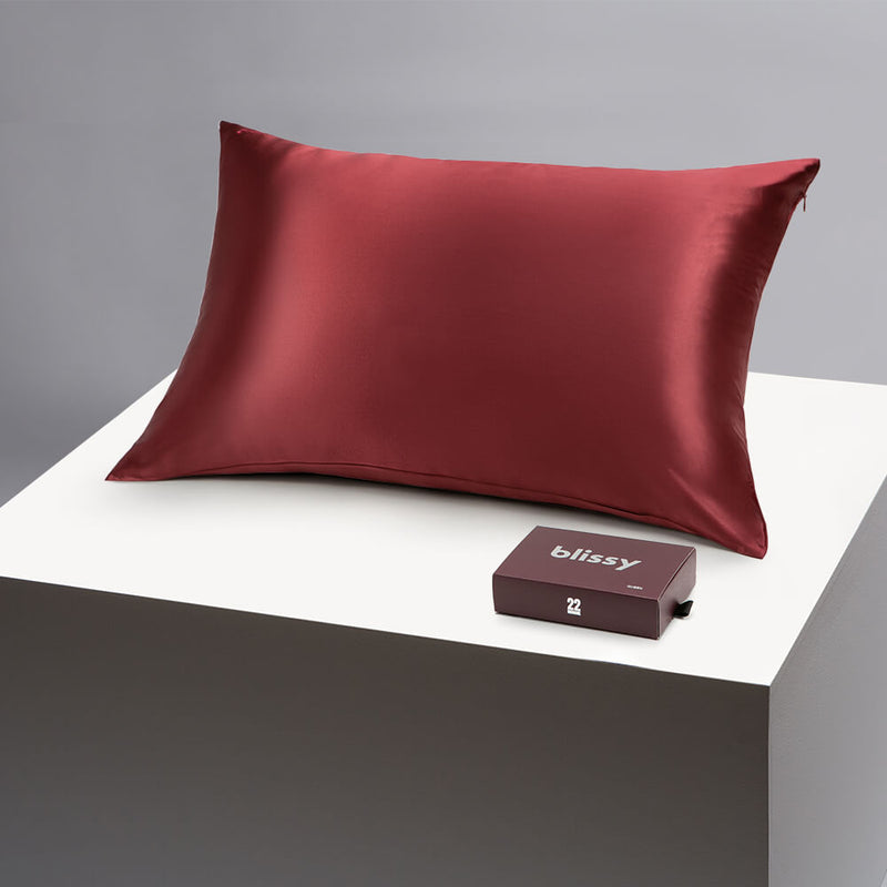 Pillowcase Burgundy Queen