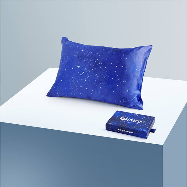Blissy Night Sky Pillowcase – 22 Momme Mulberry Silk, 100% Silk