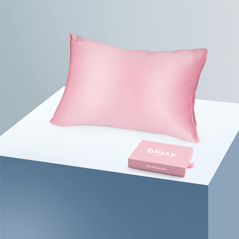Pillowcase - Bubblegum Pink - Youth - Blissy Bubblegum Pink Pillowcase – 22 Momme Mulberry Silk, 100% Silk