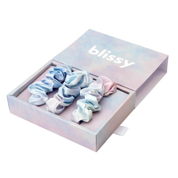 100% Mulberry Silk Hair Ties Blissy Silk Scrunchies (3-Pack) – Blissy Premium Silk