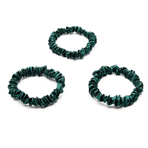 Blissy Skinny Scrunchies - Emerald