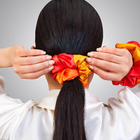 Blissy Scrunchies - Orange Ombre