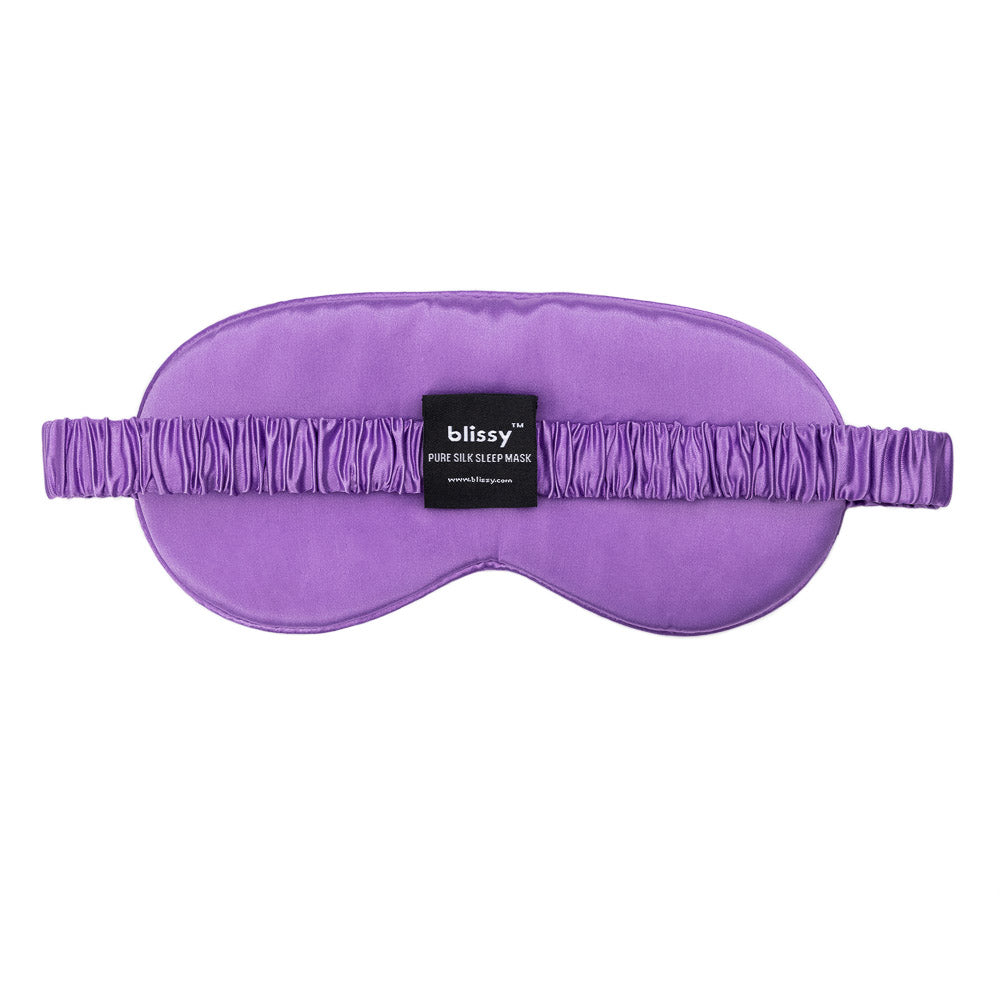 Blissy Silk Sleep Mask 100 Mulberry 22 Momme Orchid 9513