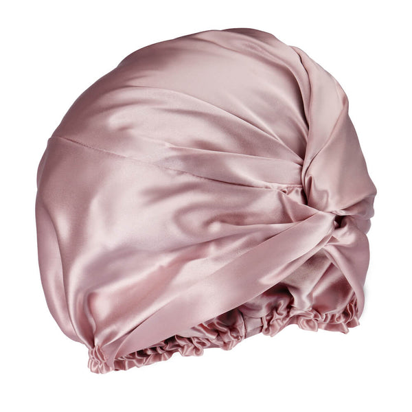 Blissy 100% Silk Bonnet - Pink - 100% Mulberry Silk
