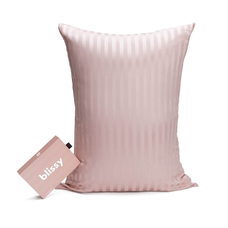 Pillowcase - Pink Striped - Standard