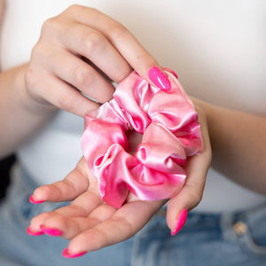 Blissy Scrunchies - Pink Tie-Dye