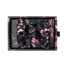 Load image into Gallery viewer, Blissy Scrunchies - Rose Black Marble