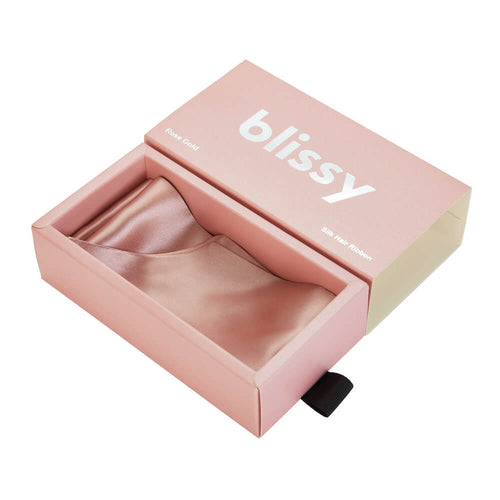 Blissy Hair Ribbon - Rose Gold