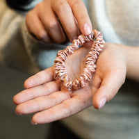 Blissy Skinny Scrunchies - Rose Gold