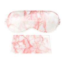 Load image into Gallery viewer, Sleep Mask - Rose White Marble
