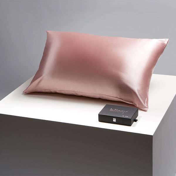 Pink hot sale satin pillows