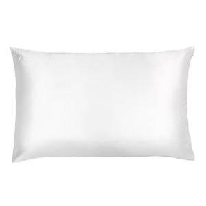 Blissy 100% Mulberry 22-Momme Silk Pillowcase - White - Standard