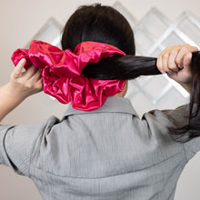 Load image into Gallery viewer, Blissy Oversized Scrunchie - Hibiscus