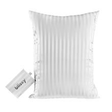 Load image into Gallery viewer, Pillowcase - White Striped - Queen