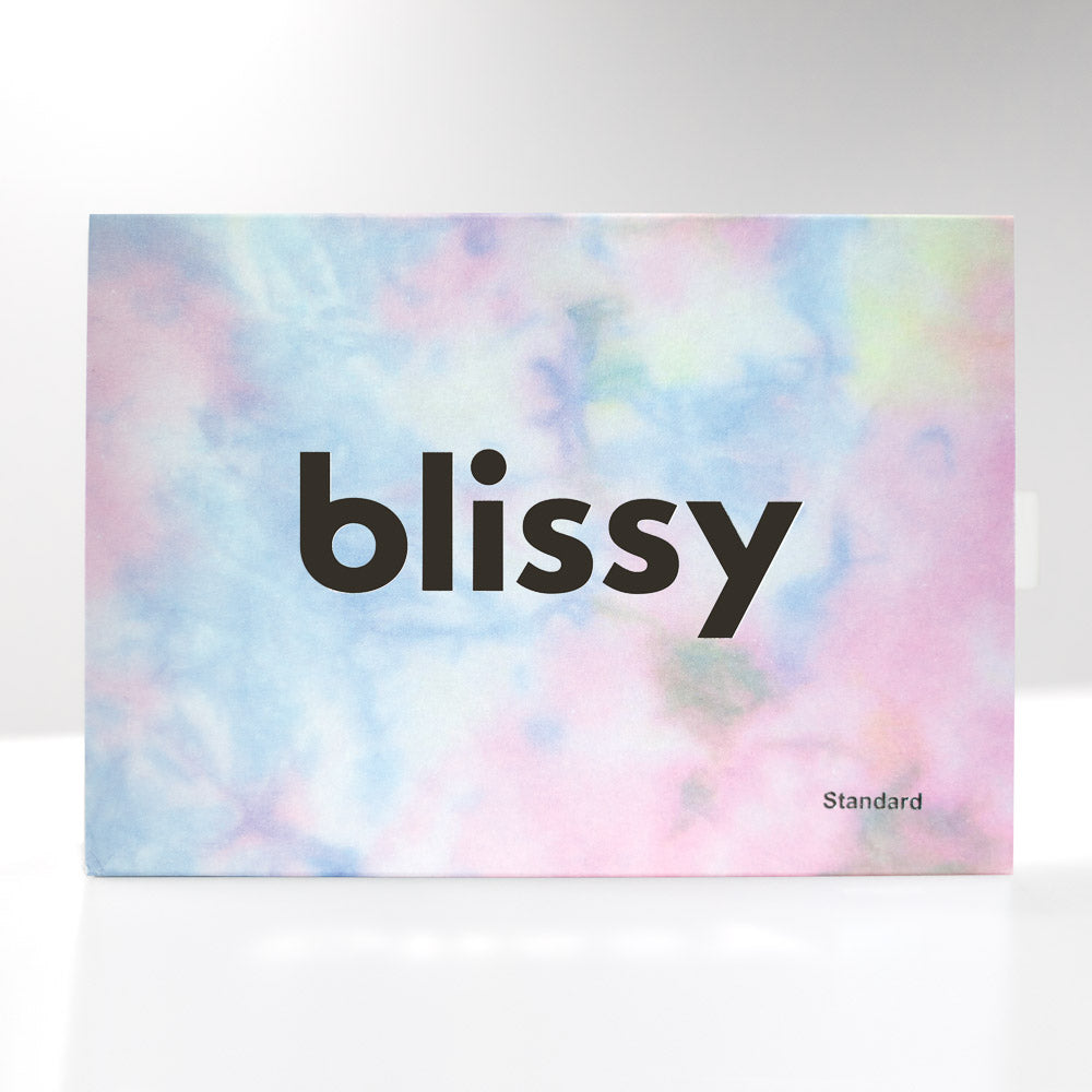 Blissy 100 Mulberry 22 Momme Silk Pillowcase Yellow Tie Dye King blissy-100-mulberry-22-momme-silk-pillowcase-yellow-tie-dye-king