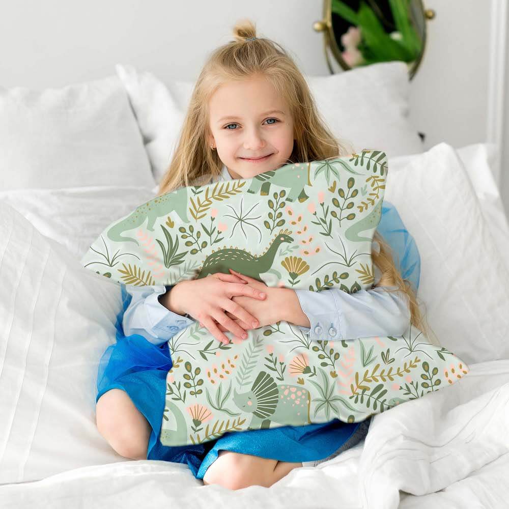 Dinosaur Mulberry Silk Pillowcase – Blissy